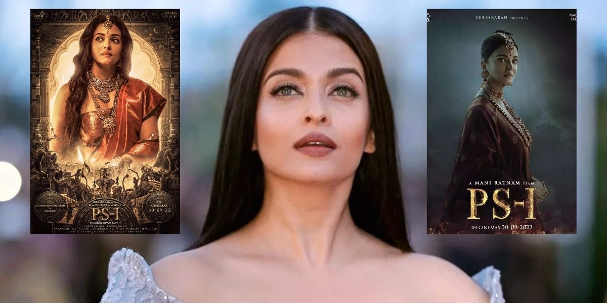Aishwarya Rai Bachchan shines as the Queen of Pazhuvoor in the new PS-1 poster